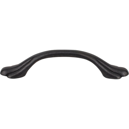 Elements 3208DACM: 3" cc Gatsby Arch Cabinet Pull - Gun Metal