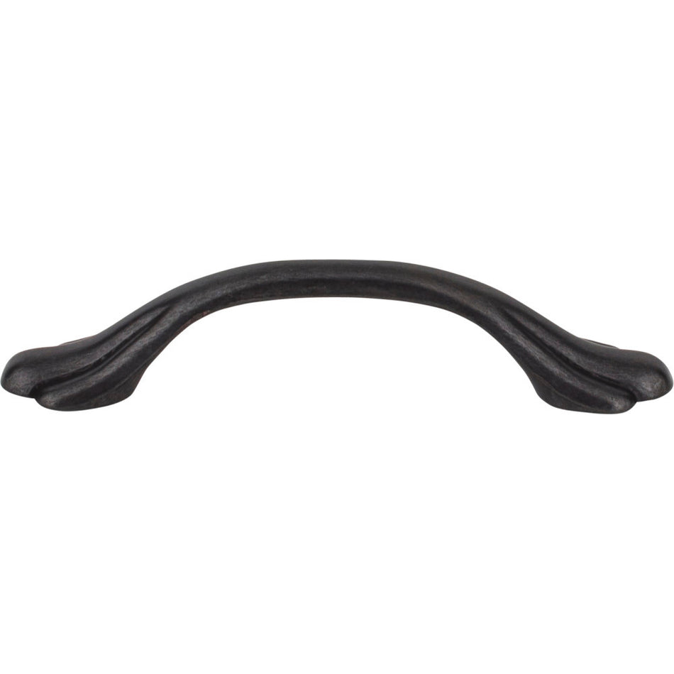 Elements 3208DACM: 3" cc Gatsby Arch Cabinet Pull - Gun Metal