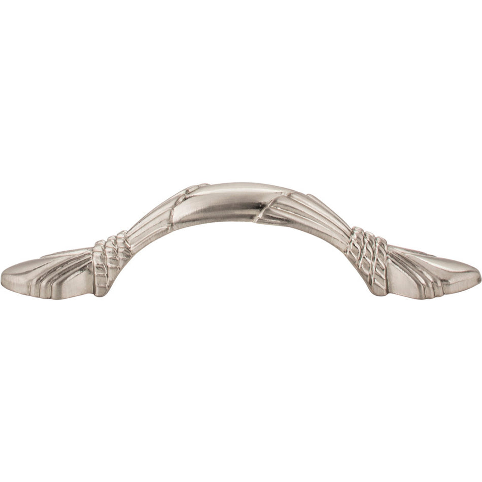 Elements 3211-SN: 3" cc Capri Arch Cabinet Pull - Satin Nickel