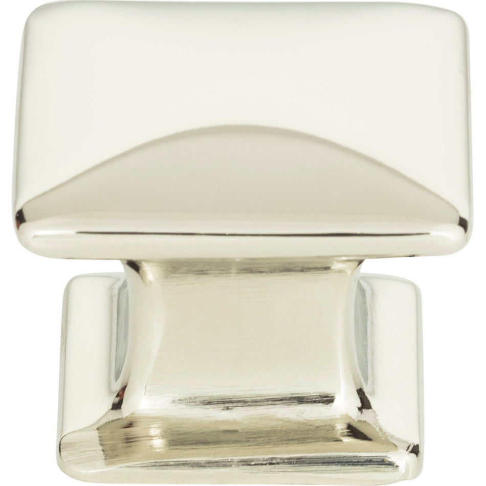 Atlas 322-PN: 1-1/4" Alcott Square Cabinet Knob - Polished Nickel