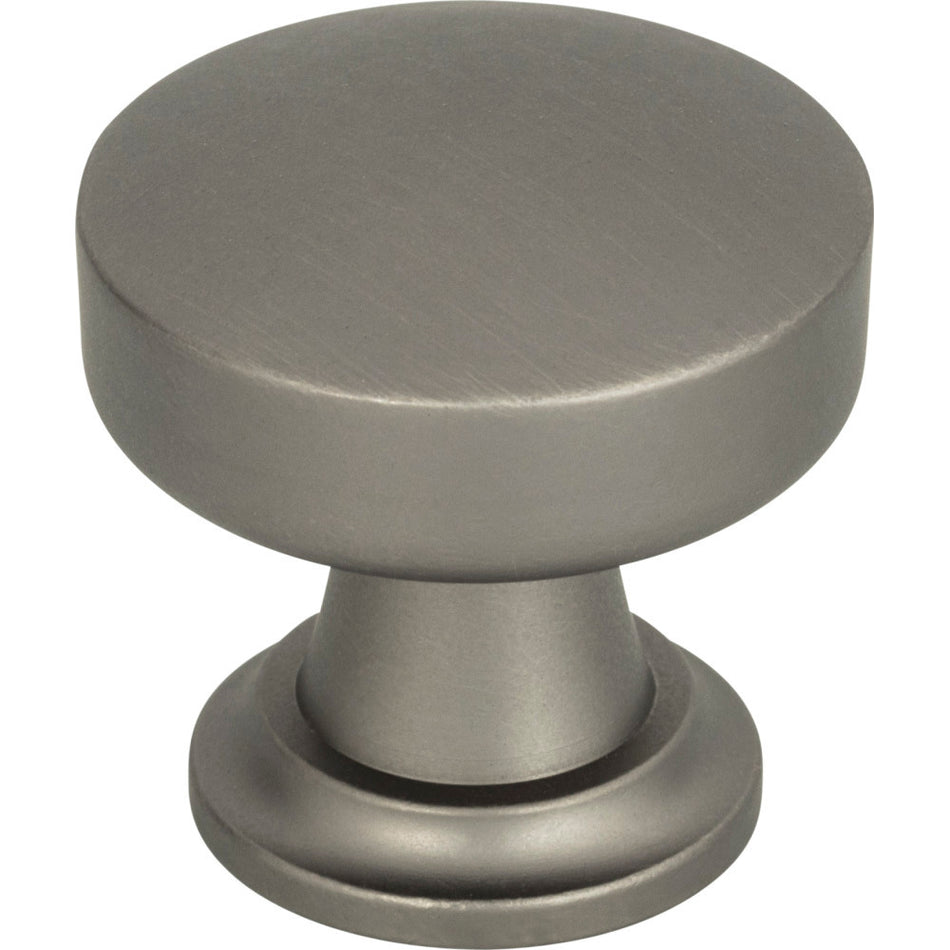Atlas 325-SL: 1-1/4" Browning Round Cabinet Knob - Slate