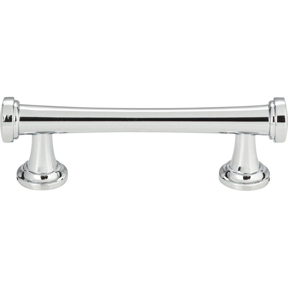 Atlas 326-CH: 3" cc Browning Cabinet Pull - Polished Chrome