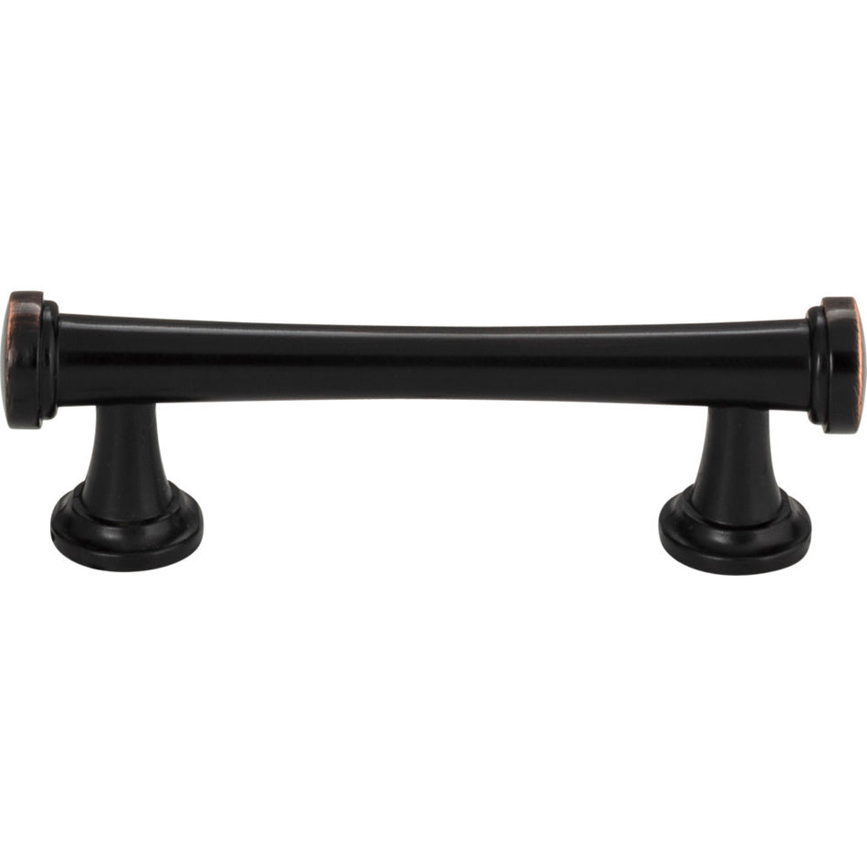 Atlas 326-VB: 3" cc Browning Cabinet Pull - Venetian Bronze