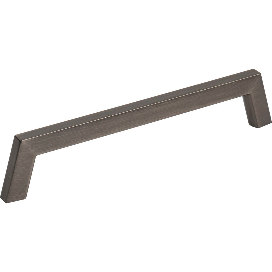 Jeffrey Alexander 566-160BNBDL: 160mm cc Ivan Bar Cabinet Pull - Brushed Pewter