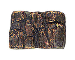 Hawk Hill 331CO: 1-1/2" Bark Cabinet Knob - Copper