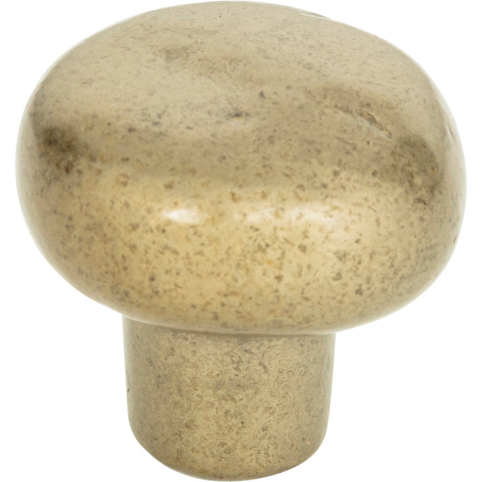 Atlas 331-CM: 1-3/8" Distressed Round Cabinet Knob - Champagne