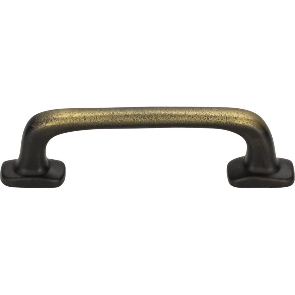 Atlas 333-ABZ: 3" cc Distressed Cabinet Pull - Antique Bronze