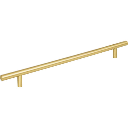 Elements 336BG: 256 mm cc Naples Round Bar Cabinet Pull - Brushed Gold