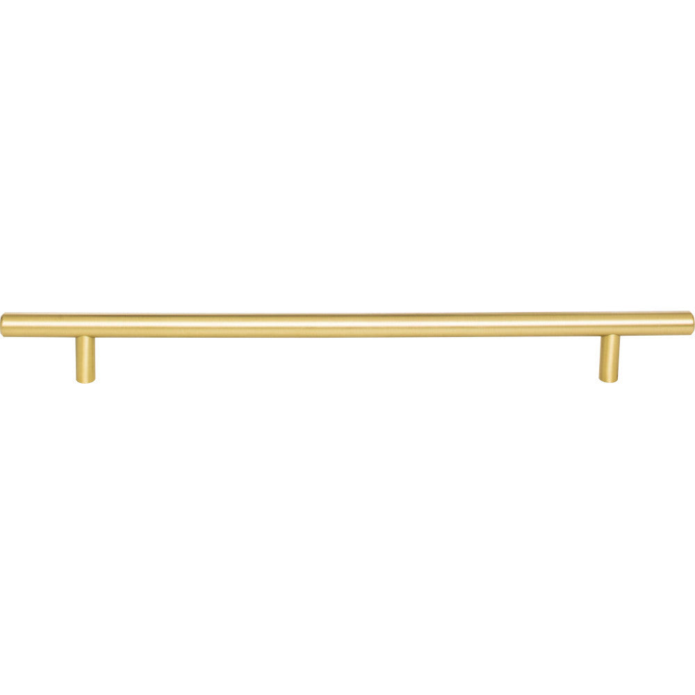 Elements 336BG: 256 mm cc Naples Round Bar Cabinet Pull - Brushed Gold