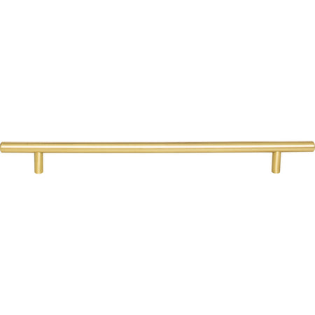 Elements 336BG: 256 mm cc Naples Round Bar Cabinet Pull - Brushed Gold