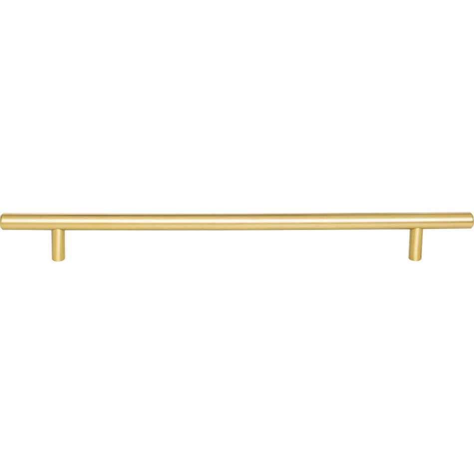 Elements 336BG: 256 mm cc Naples Round Bar Cabinet Pull - Brushed Gold
