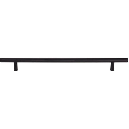 Elements 336MB: 256 mm cc Naples Round Bar Cabinet Pull - Matte Black