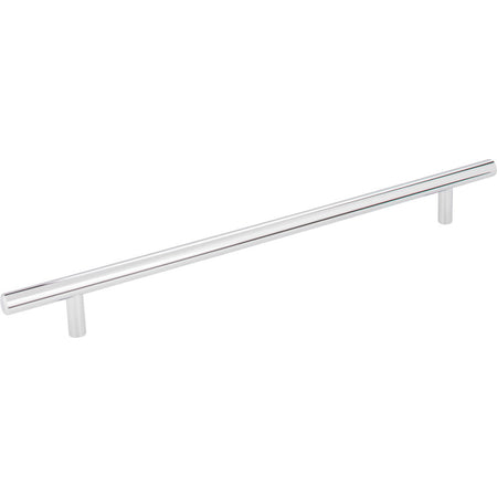 Elements 336PC: 256 mm cc Naples Round Bar Cabinet Pull - Polished Chrome