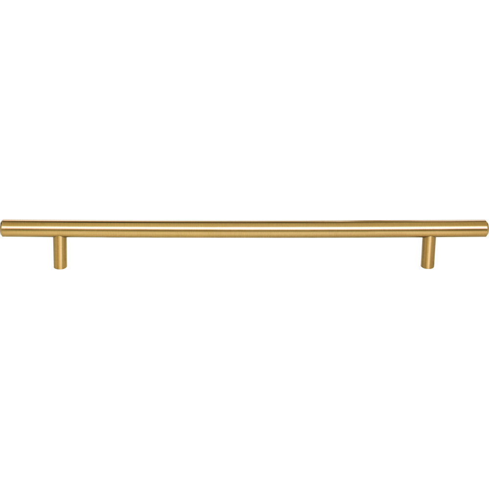 Elements 336SBZ: 256 mm cc Naples Round Bar Cabinet Pull - Satin Bronze