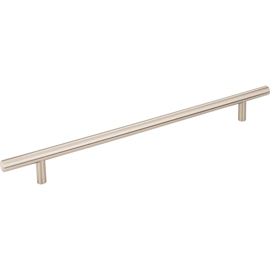 Elements 336SN: 256 mm cc Naples Round Bar Cabinet Pull - Satin Nickel