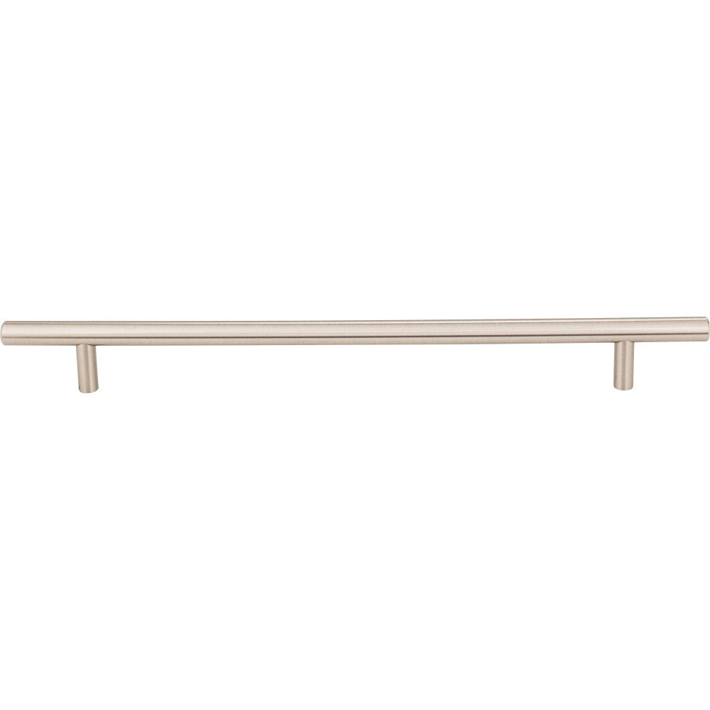 Elements 336SN: 256 mm cc Naples Round Bar Cabinet Pull - Satin Nickel