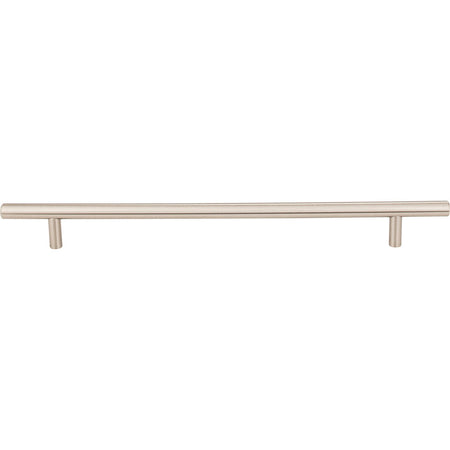 Elements 336SN: 256 mm cc Naples Round Bar Cabinet Pull - Satin Nickel