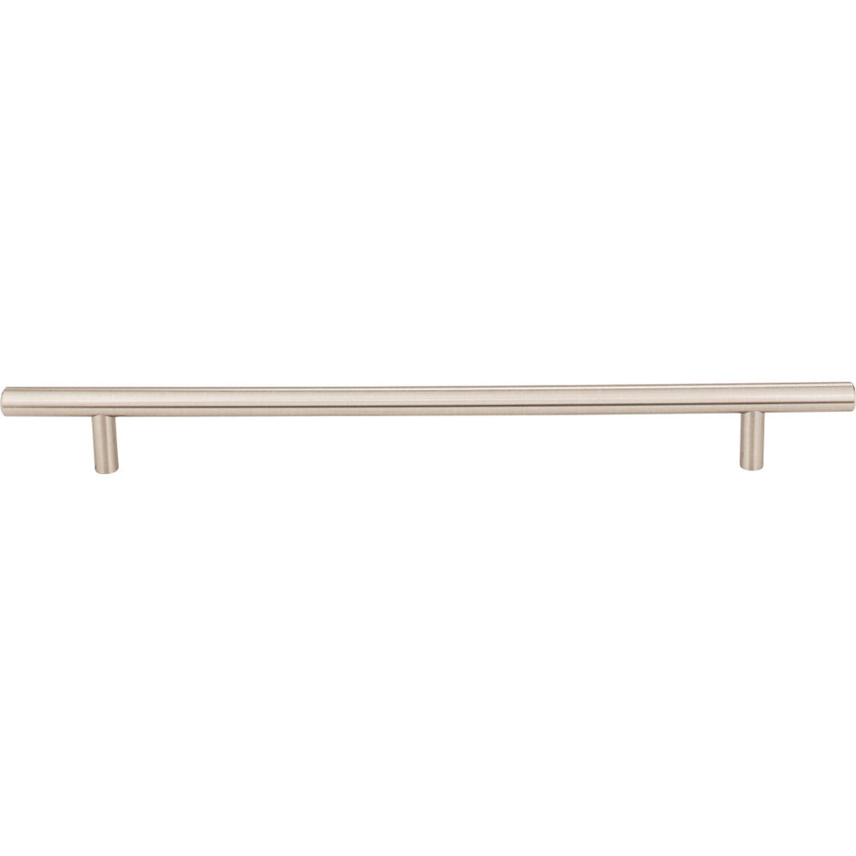 Elements 336SN: 256 mm cc Naples Round Bar Cabinet Pull - Satin Nickel