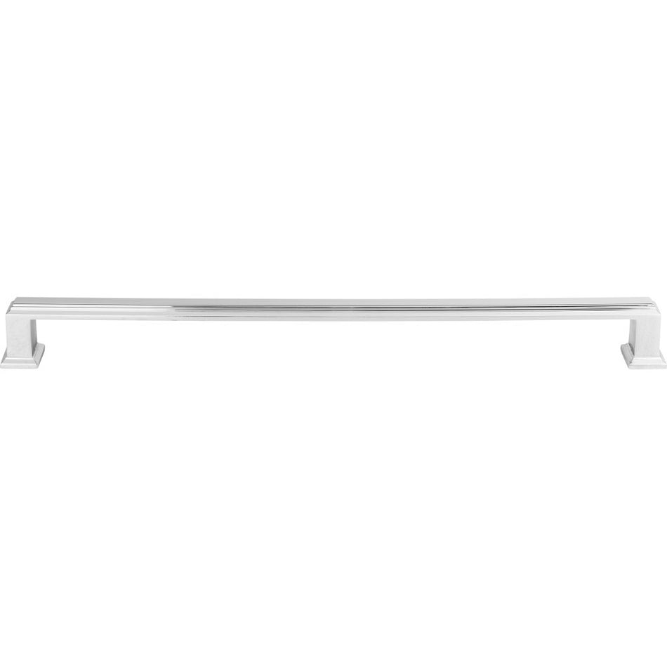 Atlas 337-CH: 11-5/16" cc Sutton Place Cabinet Pull - Polished Chrome