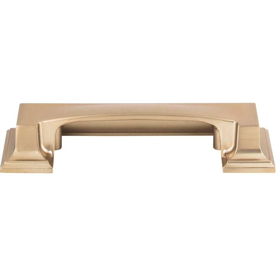 Atlas 339-CM: 3" cc Sutton Place Cup Cabinet Pull - Champagne