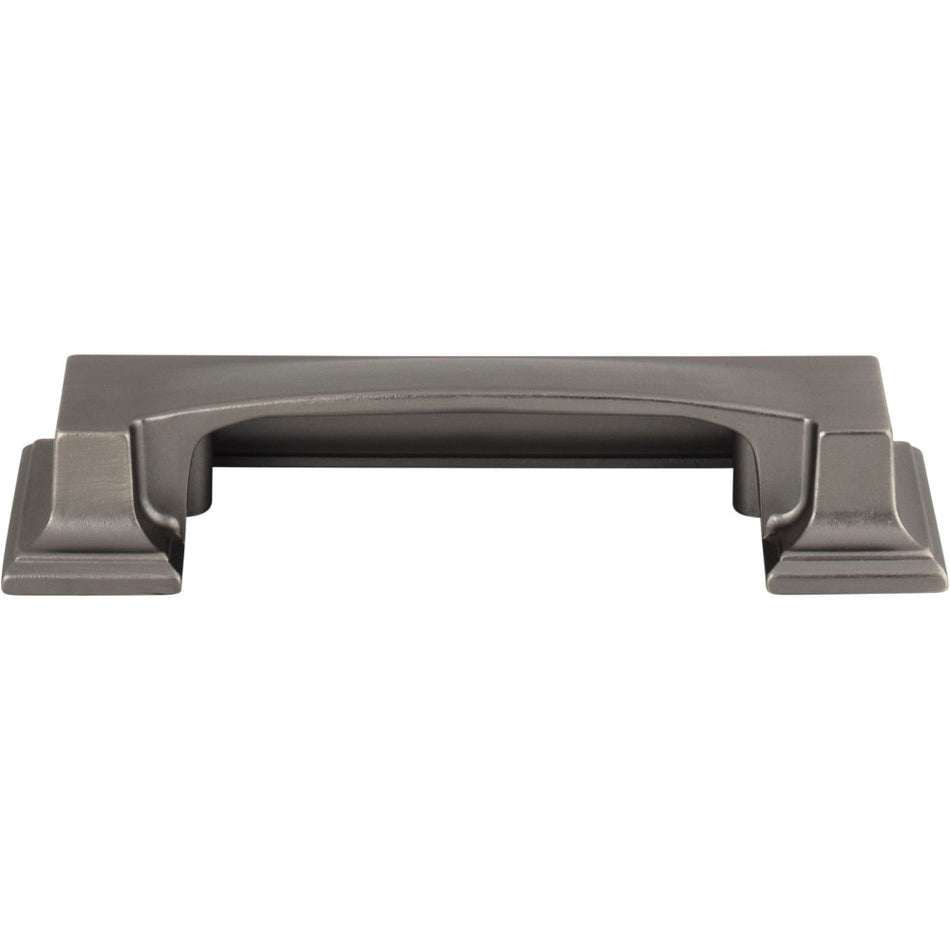 Atlas 339-SL: 3" cc Sutton Place Cup Cabinet Pull - Slate