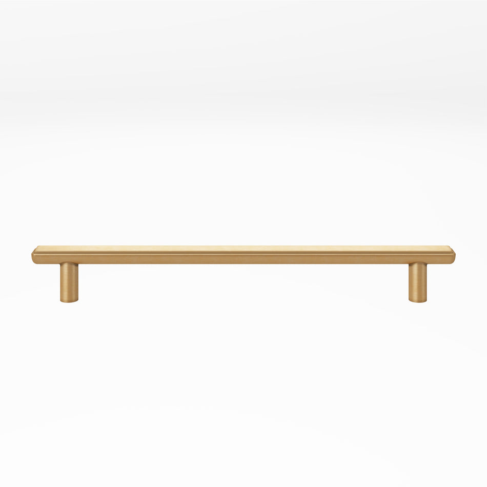 Atlas A6038-WB: 12" cc Finderne Appliance Pull - Warm Brass