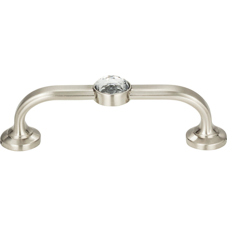 Atlas 344-BRN: 3" cc Legacy Crystal Bracelet Cabinet Pull - Brushed Nickel