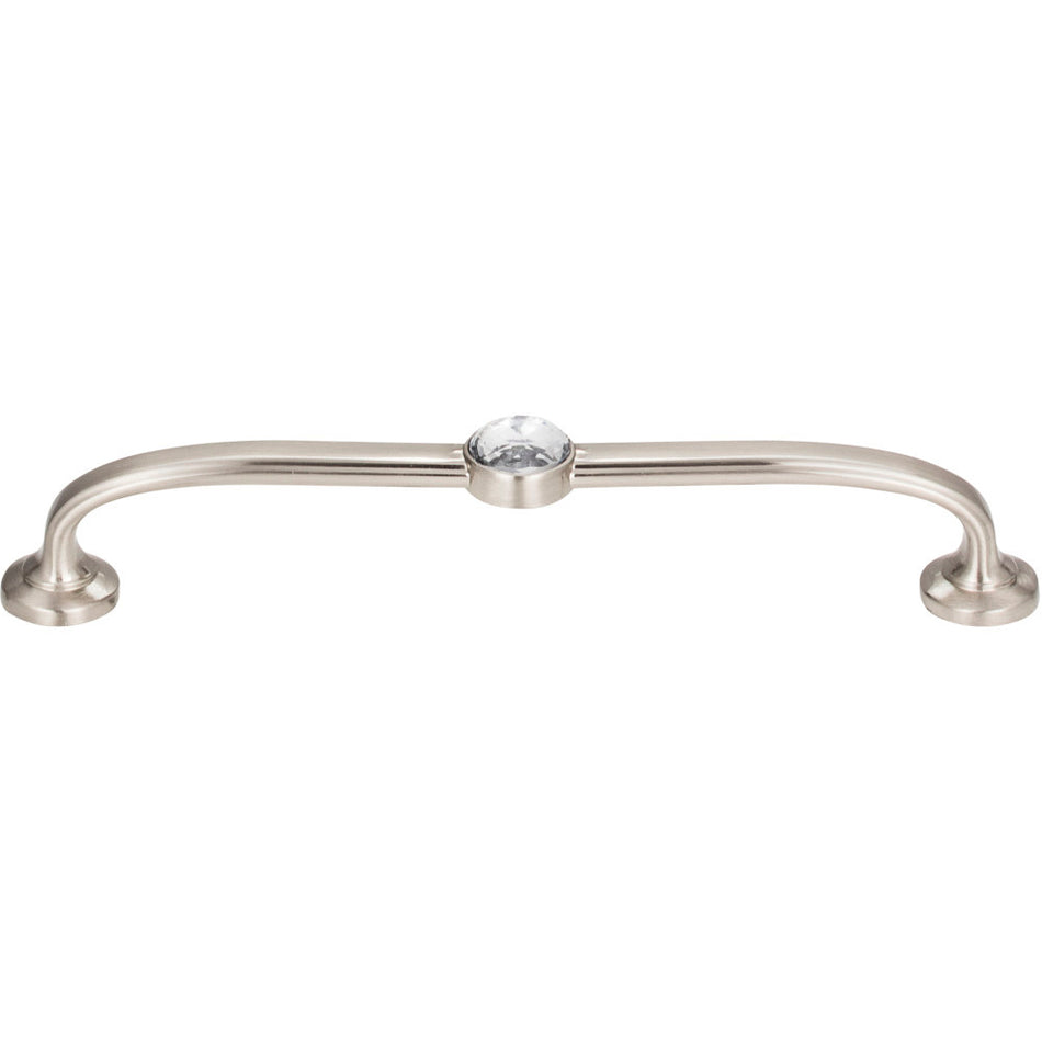 Atlas 345-BRN: 5-1/16" cc Legacy Crystal Bracelet Cabinet Pull - Brushed Nickel