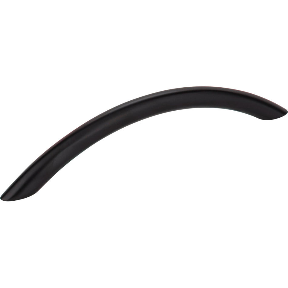 Elements 346564MB: 128 mm cc Verona Bow Cabinet Pull - Matte Black
