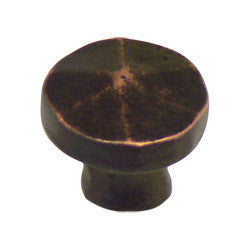 Hawk Hill 348VP: 1" Slant Cabinet Knob - Vintage Pewter