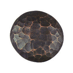Hawk Hill 349SS: 1-3/8" Hammered Cabinet Knob - Brass