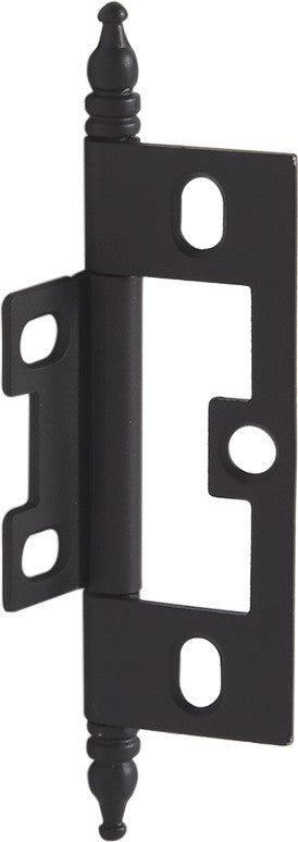 Hafele 351.95.175: Non-Mortise Butt Cabinet Hinge w/Minaret Finial - Dark Oil Rubbed Bronze