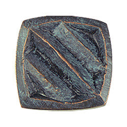 Hawk Hill 352VG: 1-3/8" Diagonal Cabinet Knob - Verde