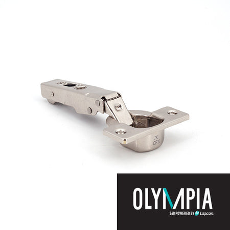 Sugatsune H360-26-26T: 26mm Overlay Olympia Free Swinging Concealed Cabinet Hinge for Thick Door - Polished Nickel