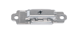 Sugatsune 360-P3W-53T: Olympia Straight Type Mounting Plate - Polished Nickel
