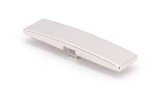 Sugatsune 360HC-19H26-NI: Olympia Hinge Cover for 19mm and 26mm Overlay Hinges - Polished Nickel