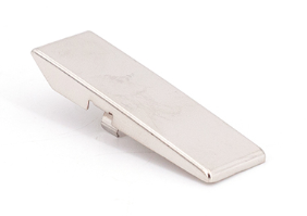 Sugatsune 360HC-9H16-NI: Olympia Hinge Cover for 9mm and 16mm Overlay Hinges - Polished Nickel