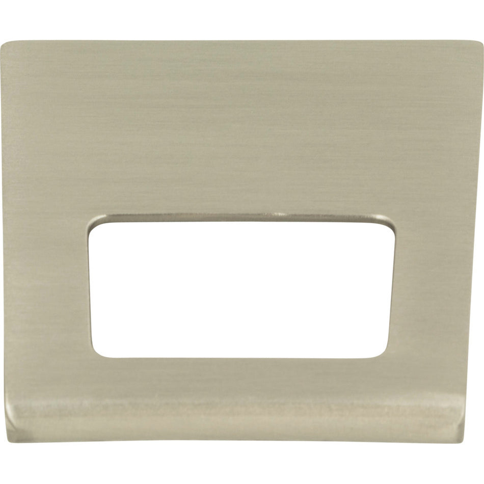 Atlas 362-BRN: 1-1/4" cc Mid-century Tab Cabinet Pull - Brushed Nickel