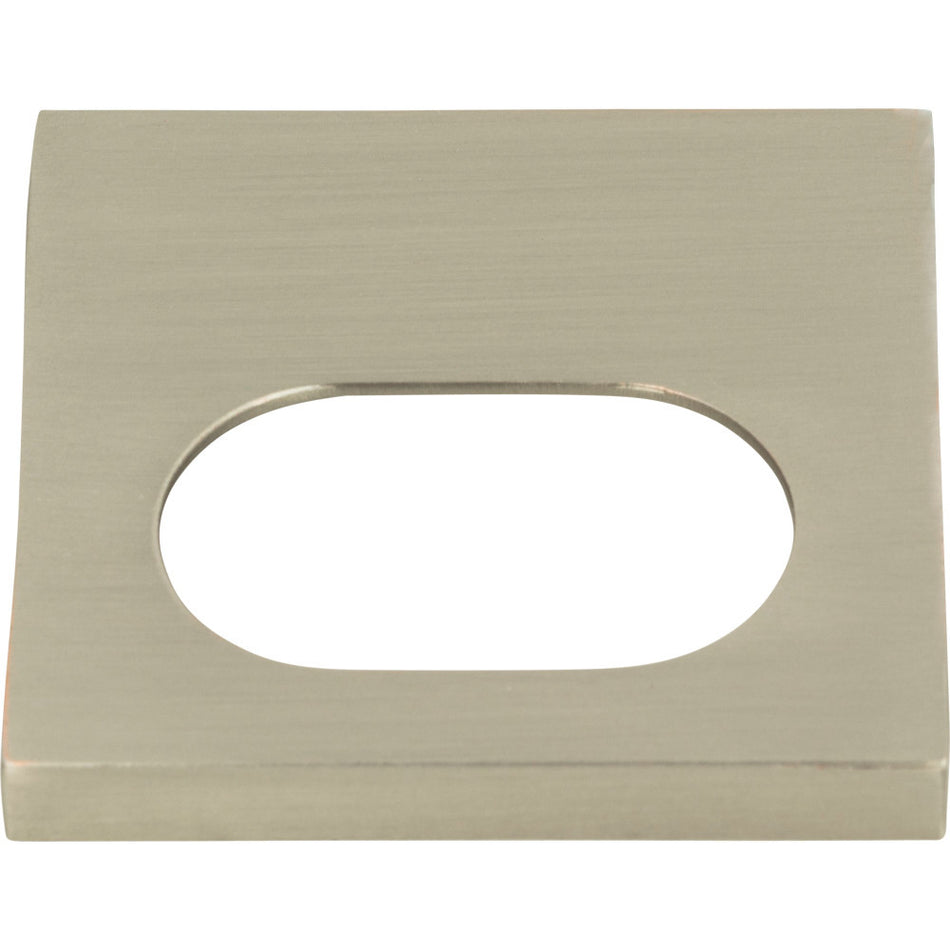 Atlas 364-BRN: 1-1/4" cc Modern Square Edge Cabinet Pull - Brushed Nickel