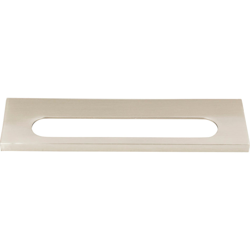 Atlas 365-BRN: 5-1/16" cc Modern Square Edge Cabinet Pull - Brushed Nickel