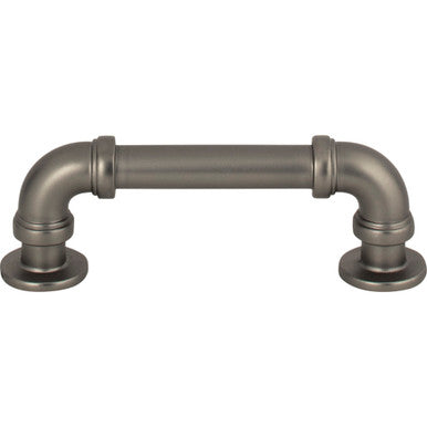 Atlas 367-GF: 3" cc Steam Punk Cabinet Pull - Graphite