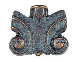 Hawk Hill 367CC: 1-1/2" Ornate Cabinet Knob - Charcoal