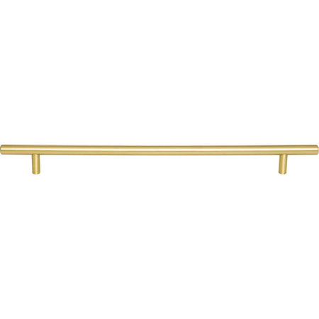 Elements 368BG: 288 mm cc Naples Round Bar Cabinet Pull - Brushed Gold