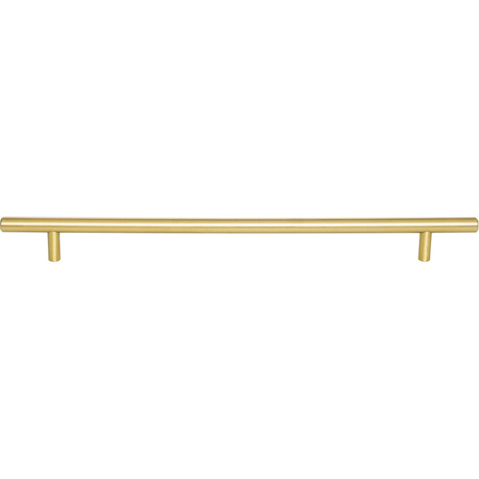 Elements 368BG: 288 mm cc Naples Round Bar Cabinet Pull - Brushed Gold