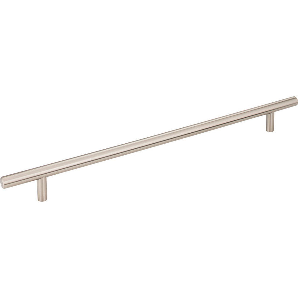 Elements 368SN: 288 mm cc Naples Round Bar Cabinet Pull - Satin Nickel