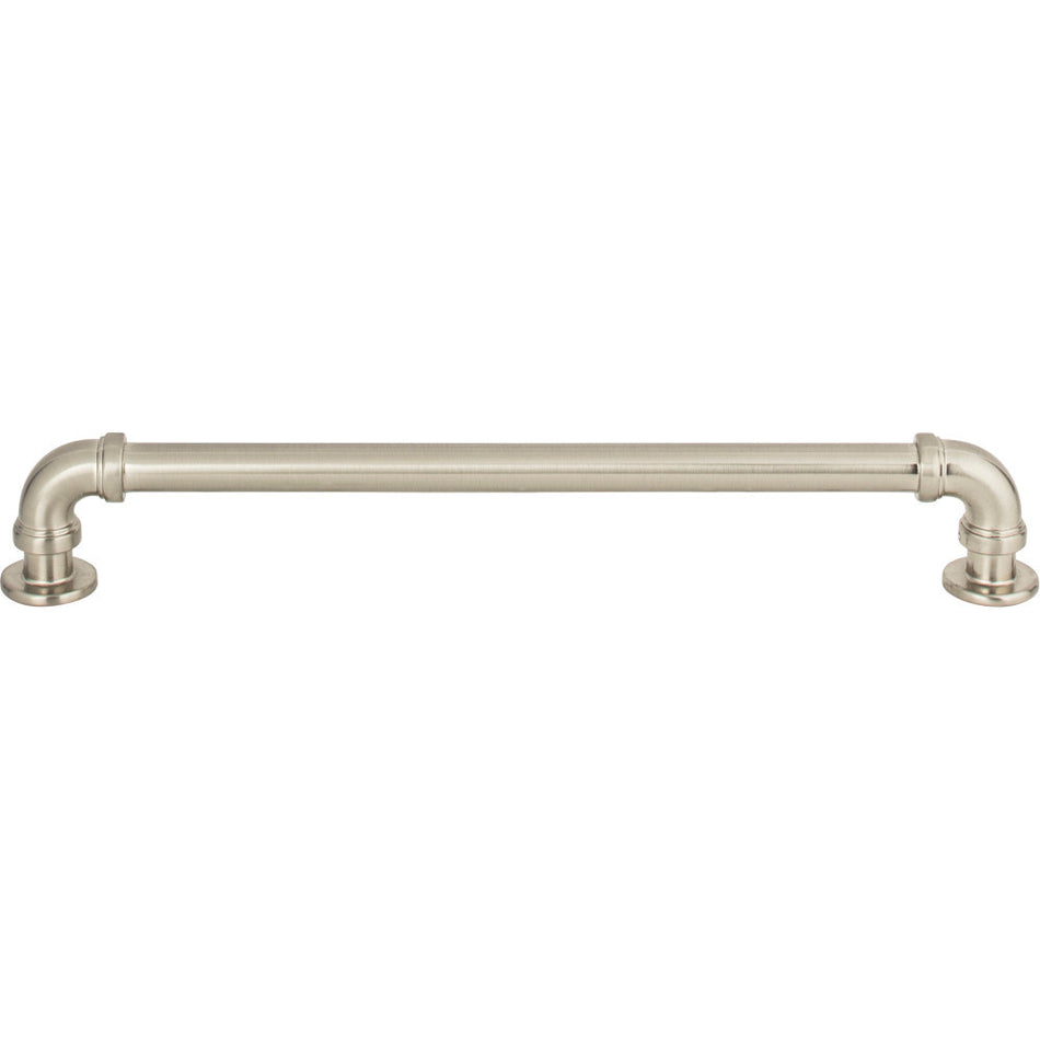 Atlas 369-BRN: 7-9/16" cc Steam Punk Cabinet Pull - Brushed Nickel