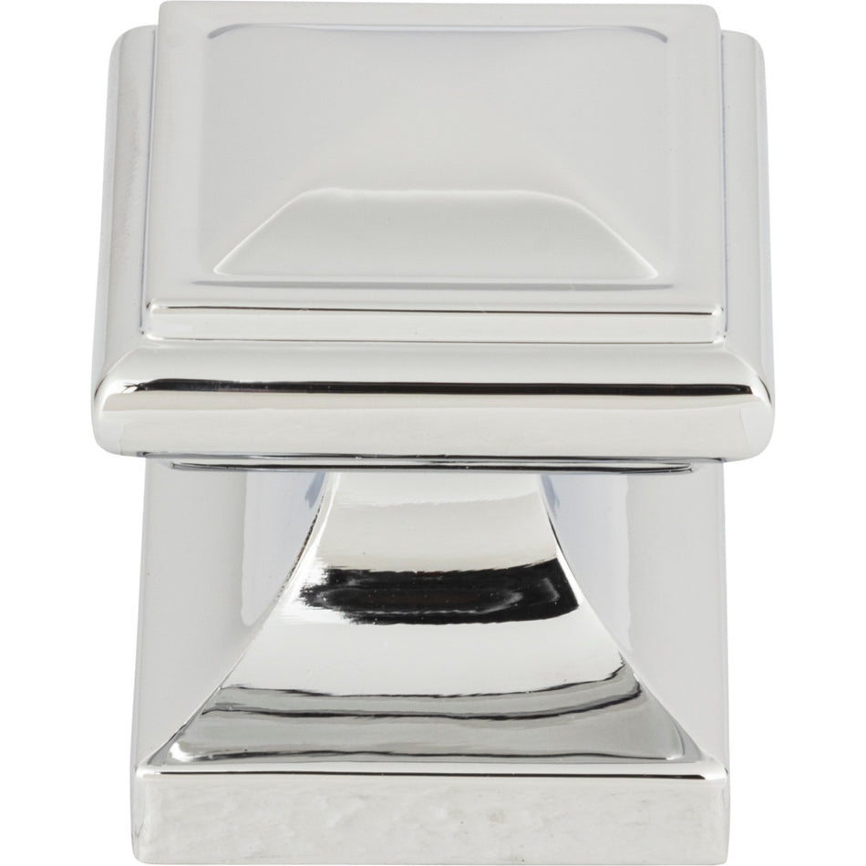 Atlas 370-CH: 1-1/4" Wadsworth Cabinet Knob - Polished Chrome