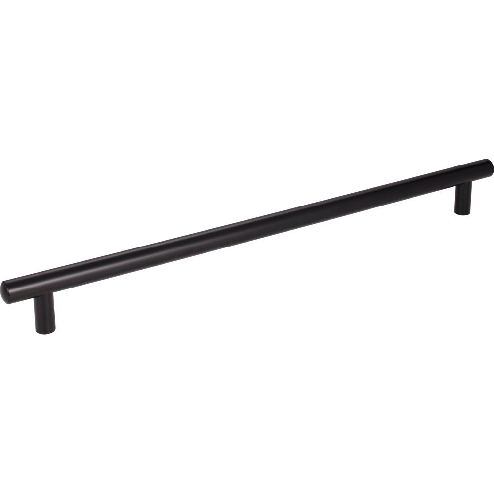 Jeffrey Alexander 370MB: 320mm cc Key West Round Bar Cabinet Pull - Matte Black