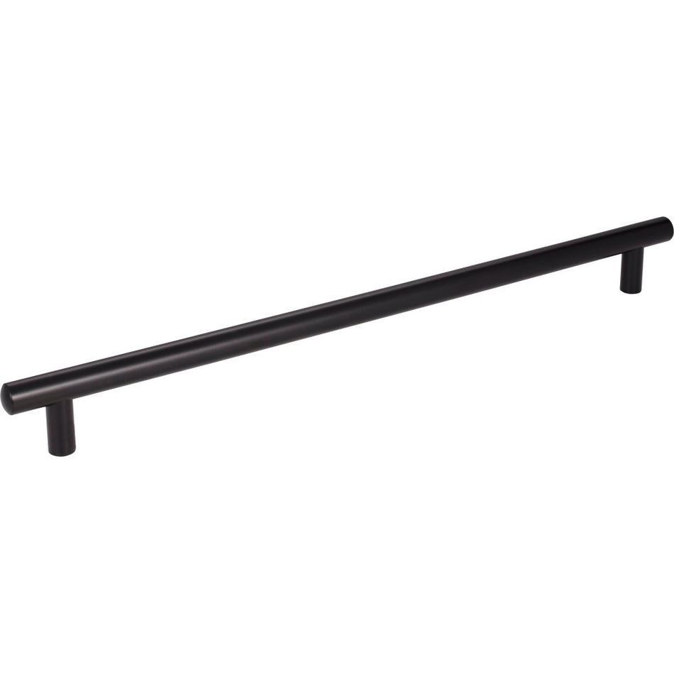 Jeffrey Alexander 370MB: 320mm cc Key West Round Bar Cabinet Pull - Matte Black