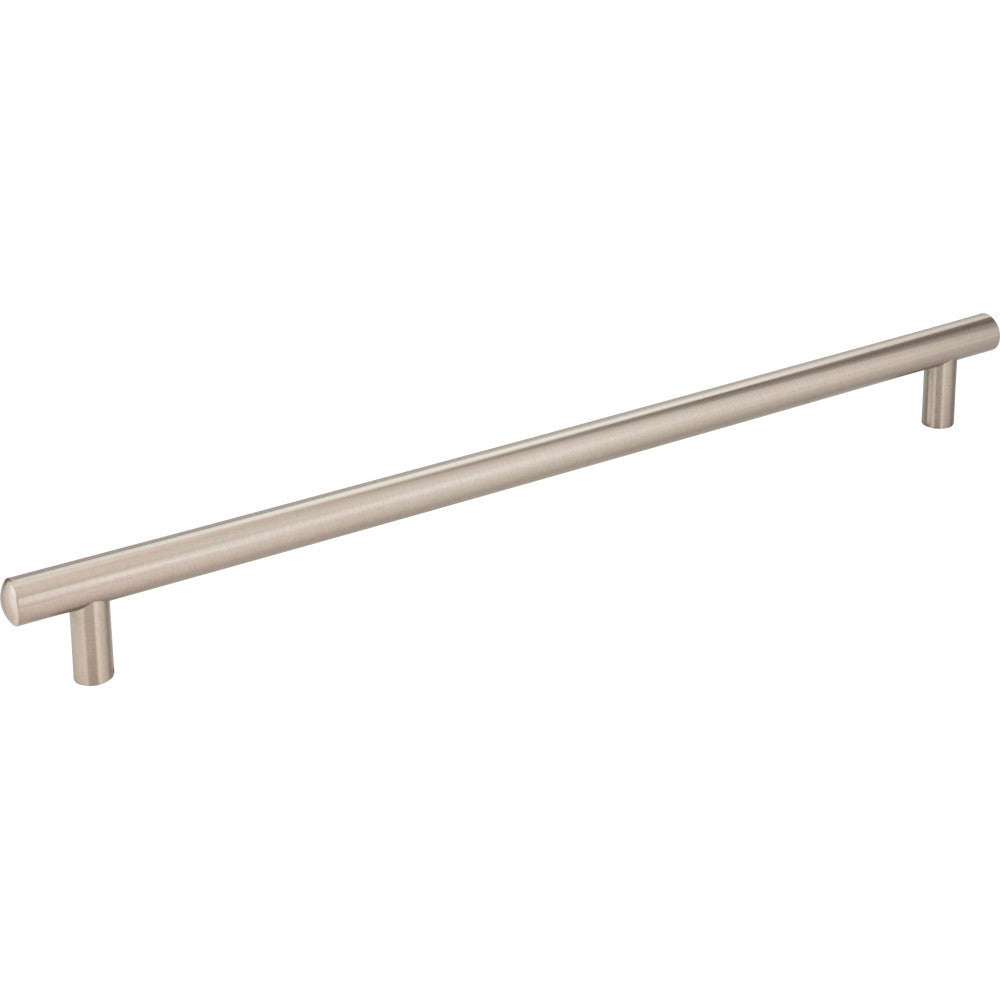 Jeffrey Alexander 370SN: 320mm cc Key West Round Bar Cabinet Pull - Satin Nickel